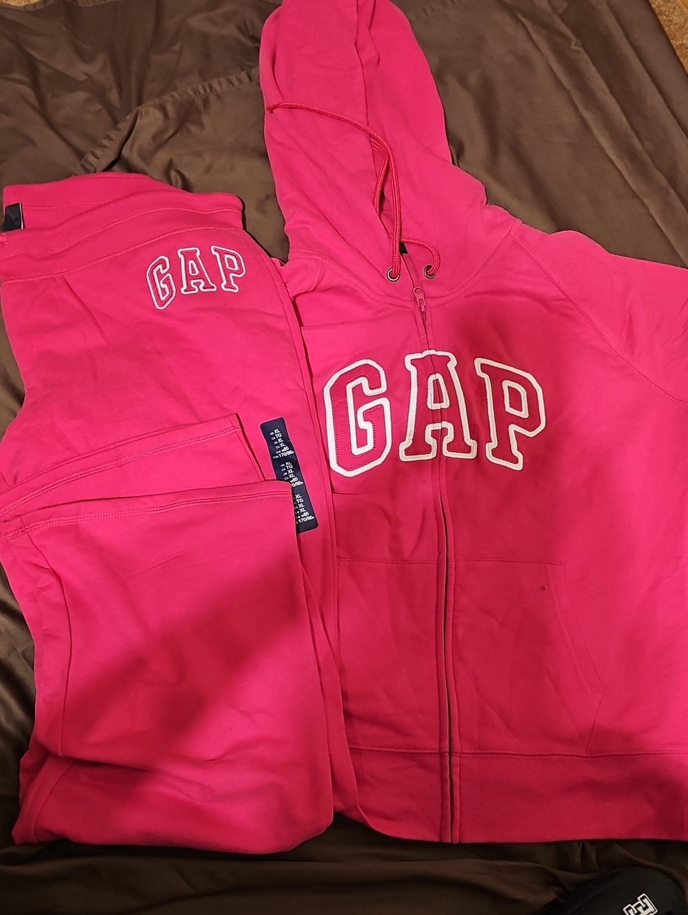 GAP Bright Pink Zip Hoodie & Jogger Set
